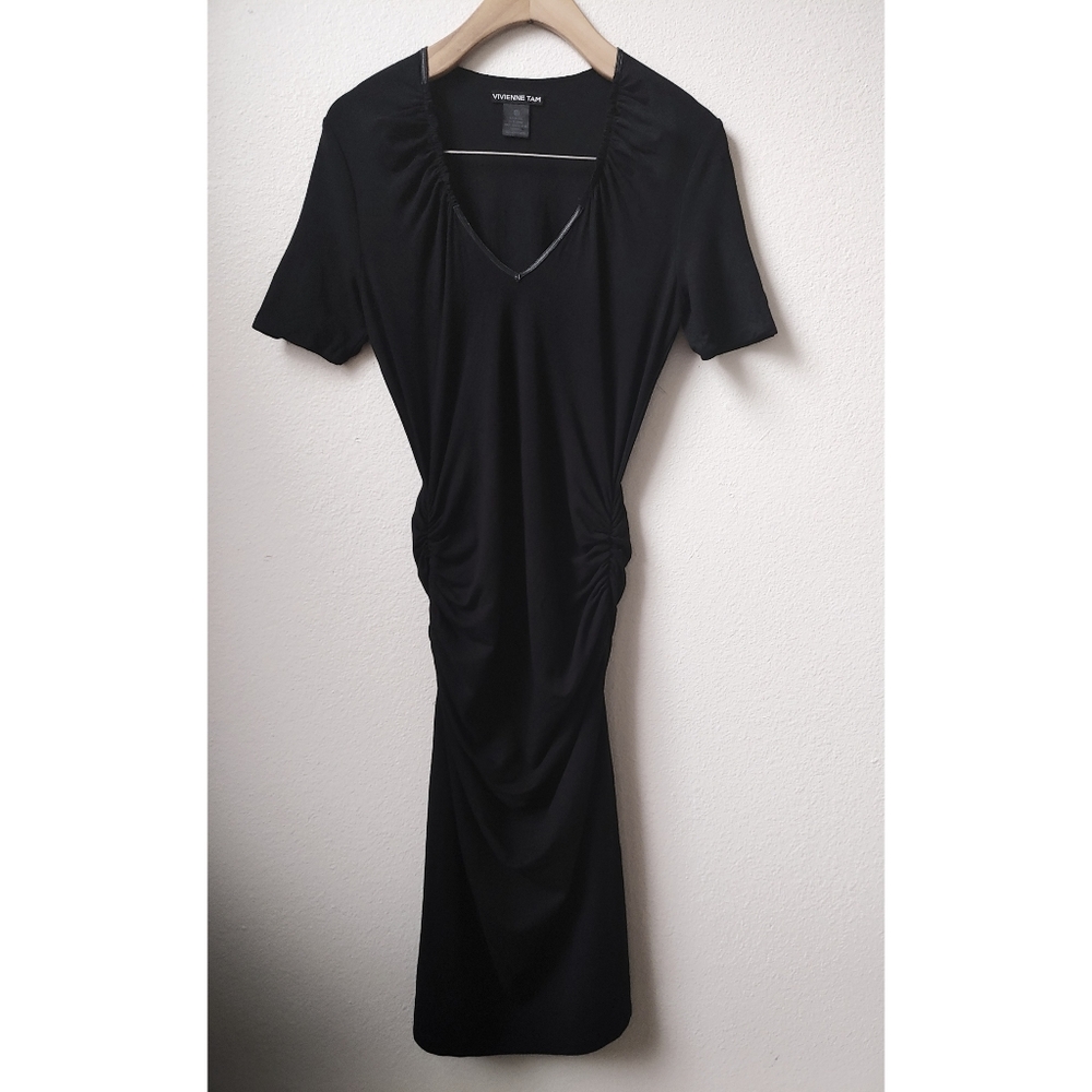 Black Knit Dress - image 1